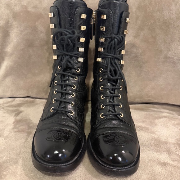 Chanel Military Combat Boots - Picture 3 of 6
